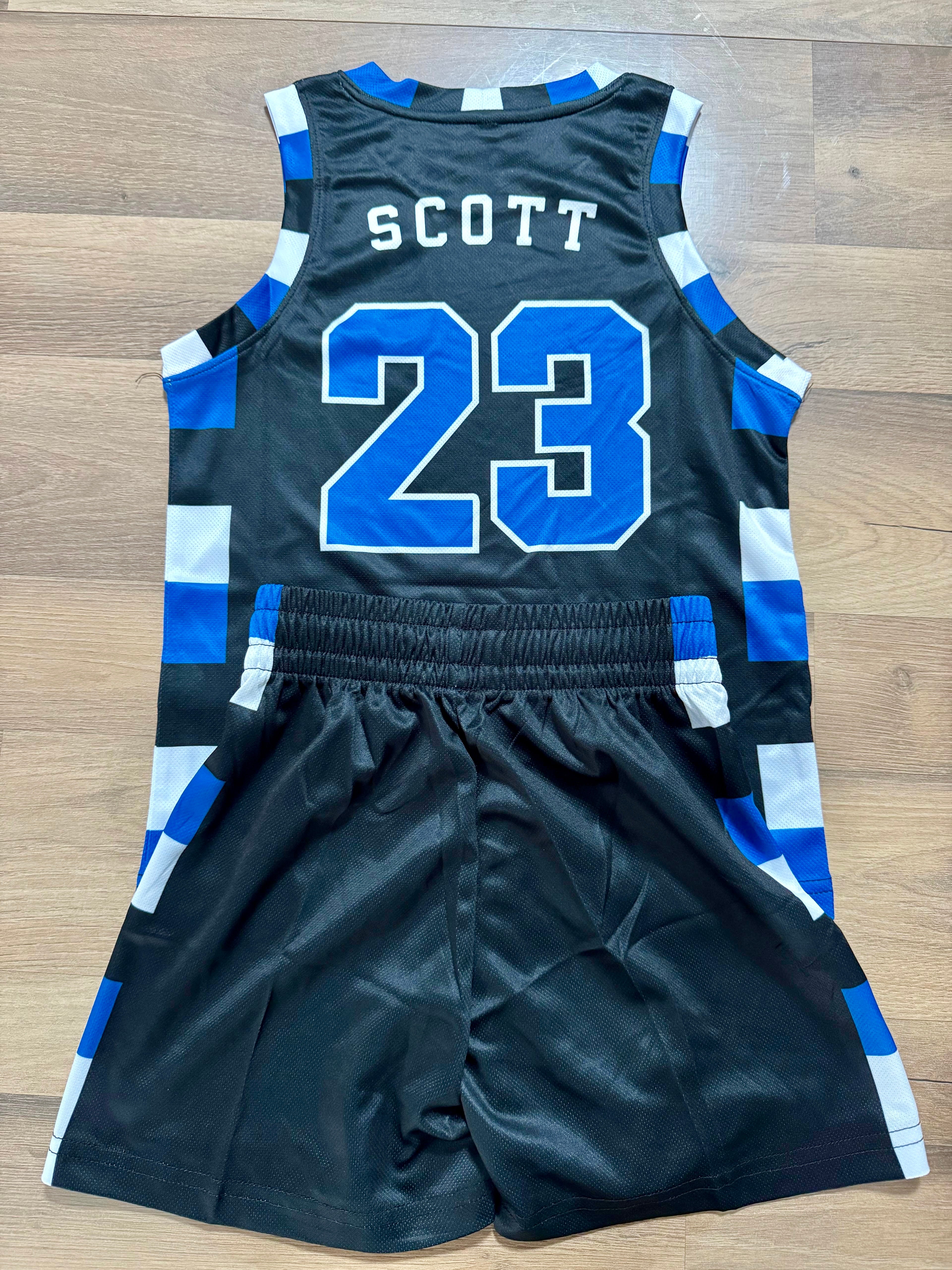 Ensemble Basket Enfant – SCOTT#23 (Bleu et Noir)