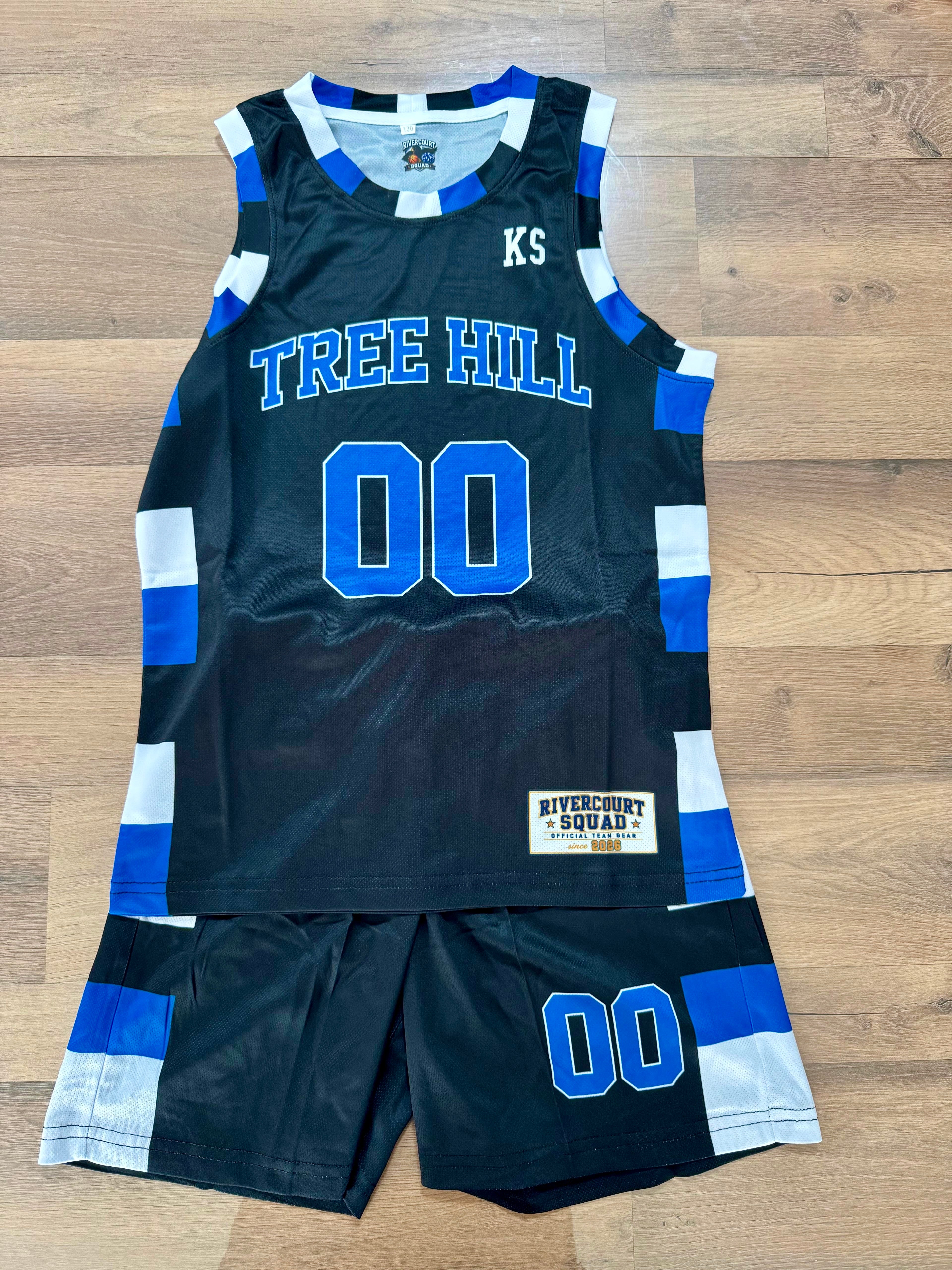 Ensemble Basket Enfant – Jagielski #00 (Bleu et Noir)