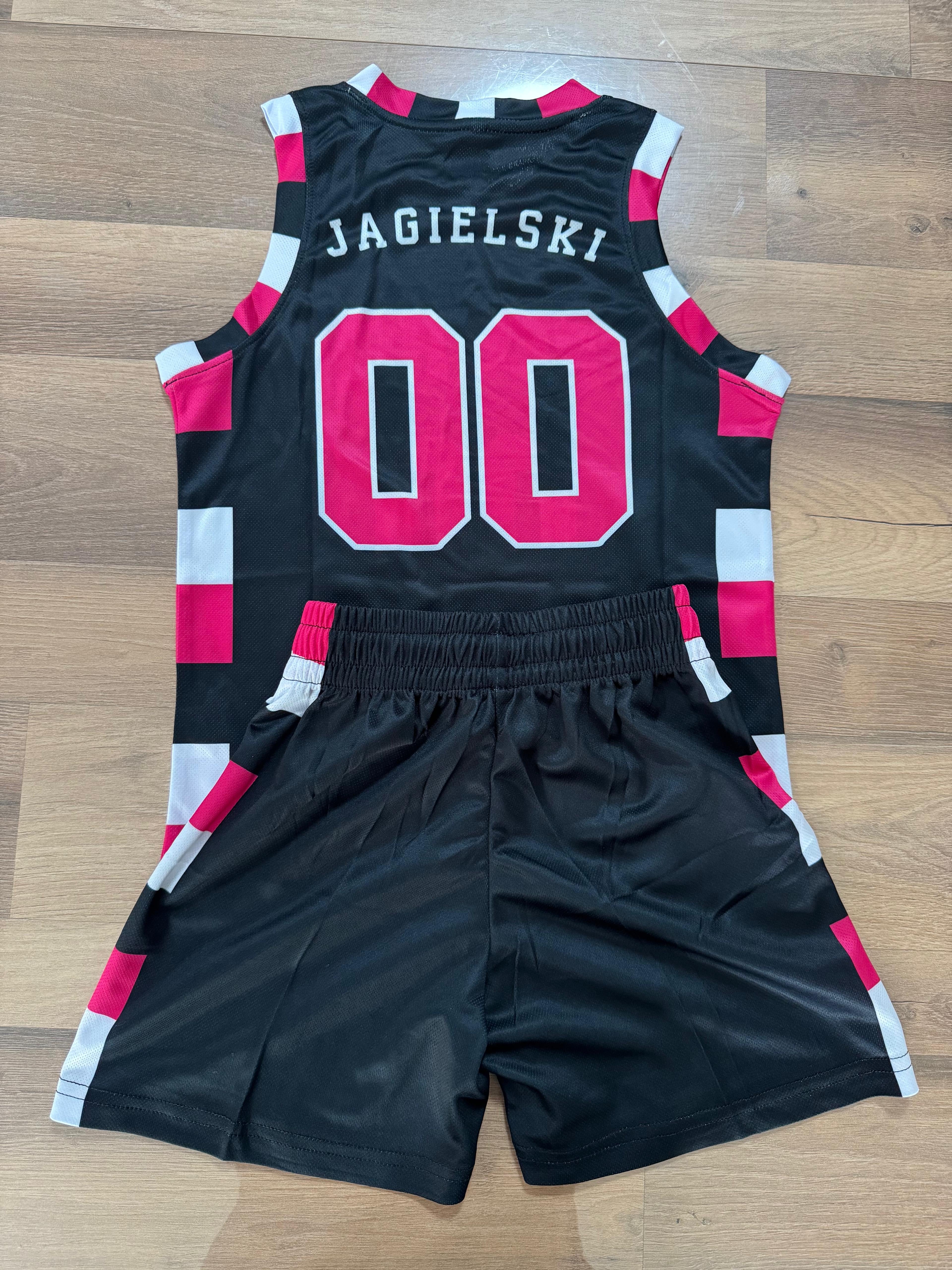 Ensemble Basket Enfant – Jagielski #00 (Rose et Noir)