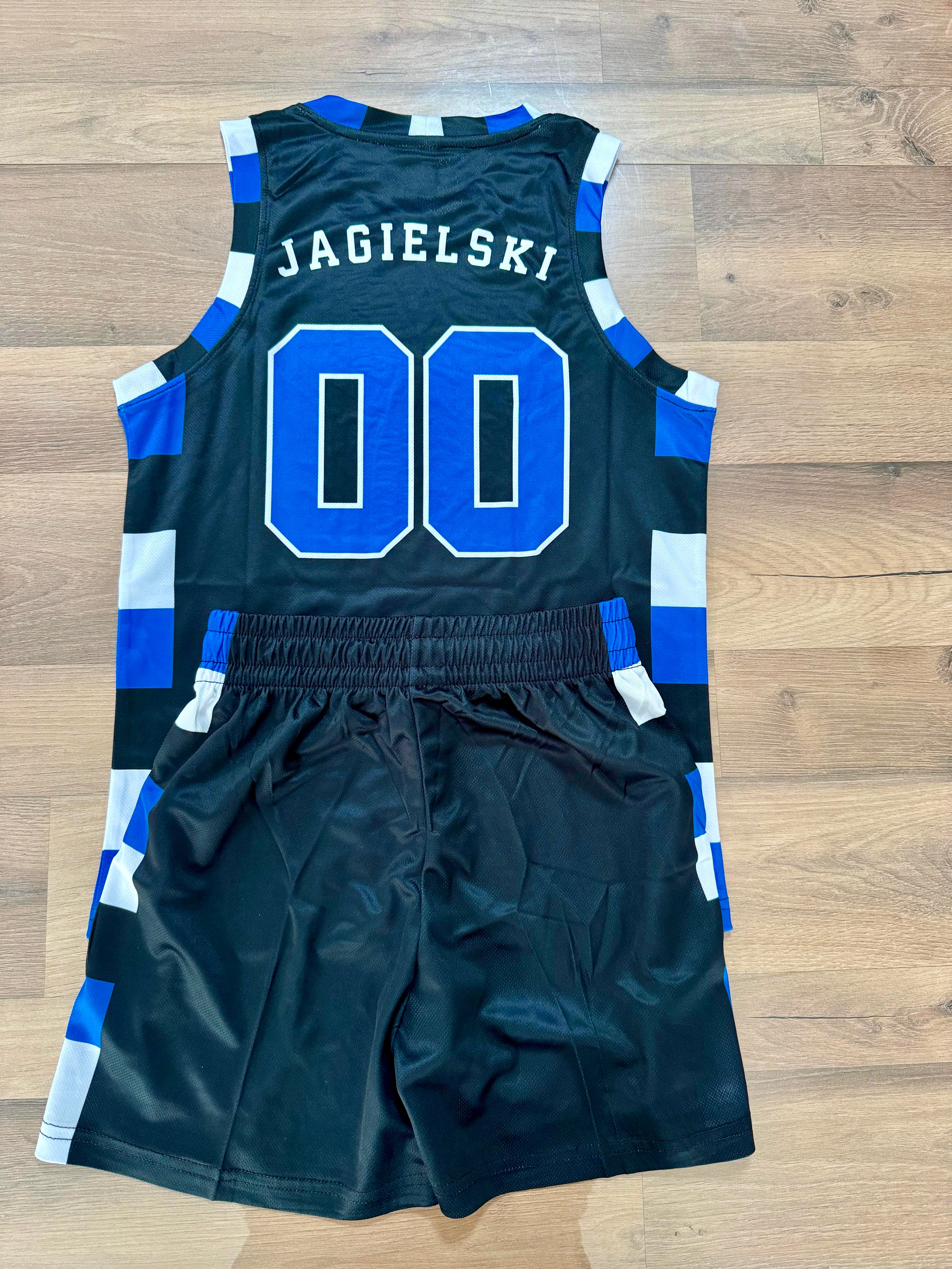 Ensemble Basket Enfant – Jagielski #00 (Bleu et Noir)