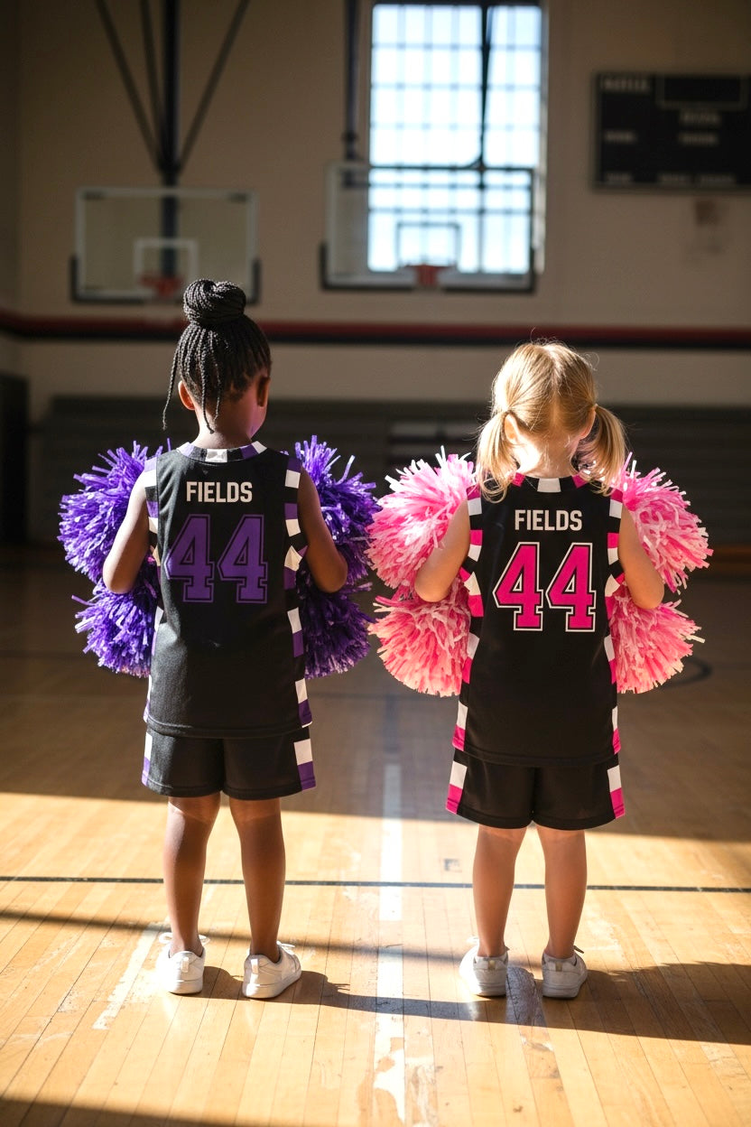 Ensemble Basket enfant - FIELDS #44 (Noir et Violet)