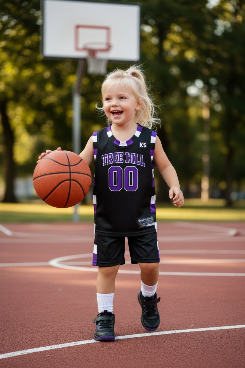 Ensemble Basket Enfant – Jagielski #00 (Violet et Noir)