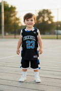 Ensemble Basket Enfant – SCOTT#23 (Bleu et Noir)