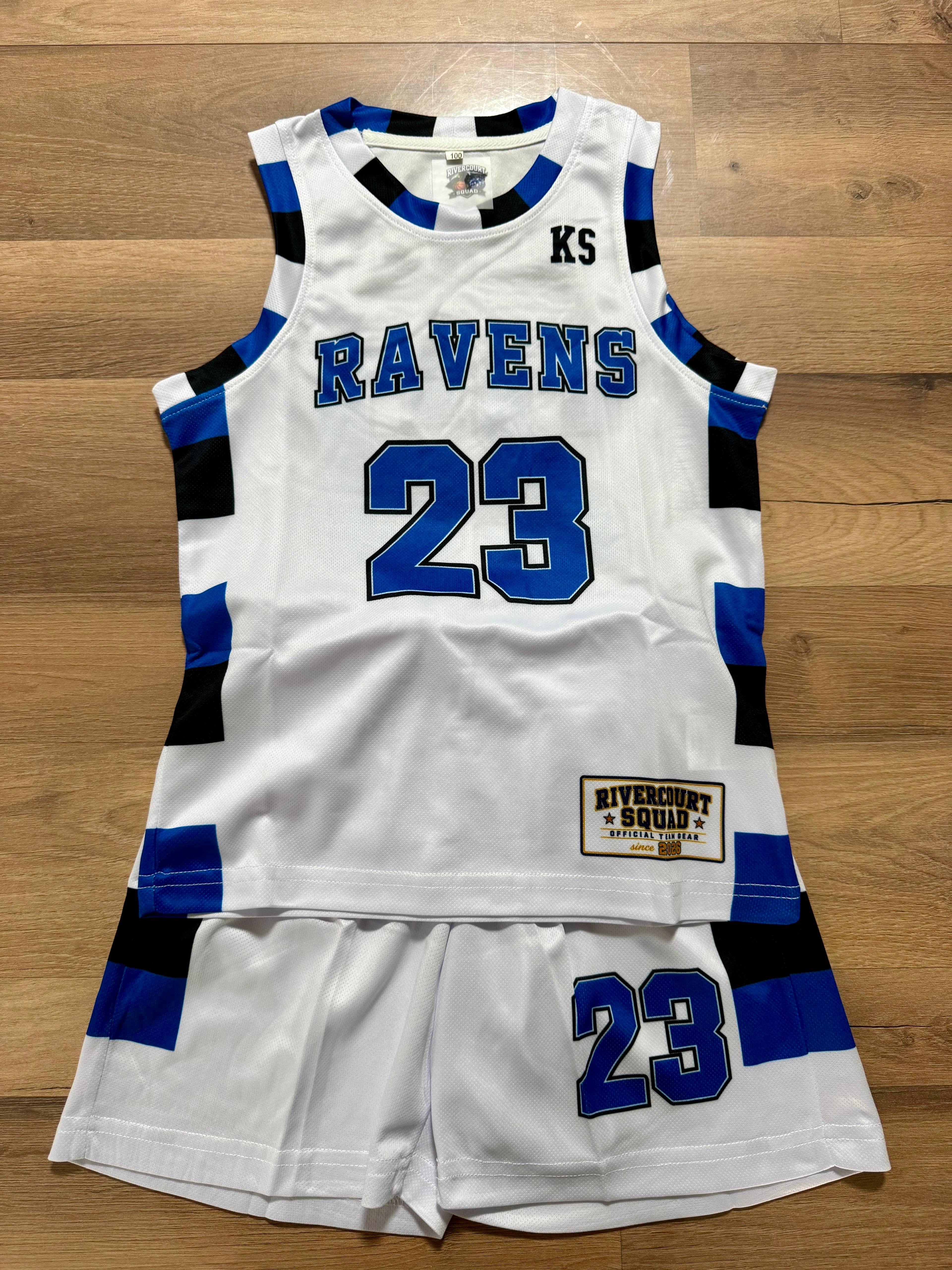Ensemble Basket Enfant – SCOTT#23 (Bleu et Blanc)