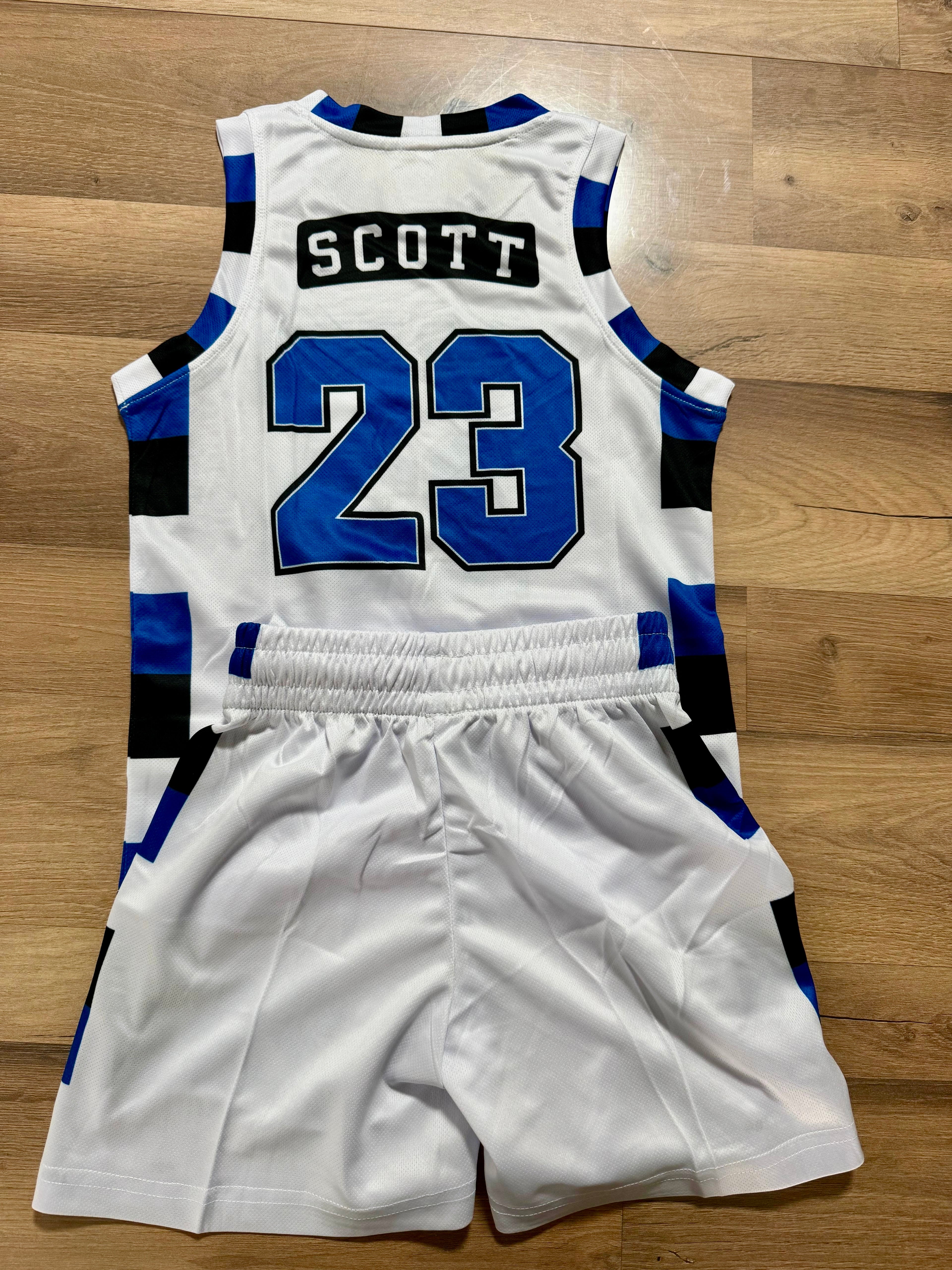 Ensemble Basket Enfant – SCOTT#23 (Bleu et Blanc)